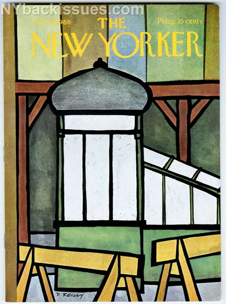 New Yorker magazine July 30 1966 NYC subway station NEAR MINT