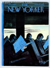 Load image into Gallery viewer, New Yorker magazine November 4 1961 commuter train businessmen NEAR MINT
