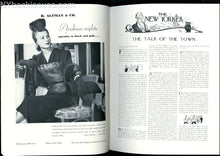 Load image into Gallery viewer, New Yorker magazine September 28 1940 Geoffrey T Hellman Jean Batchelor

