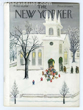 Load image into Gallery viewer, New Yorker magazine December 18 1948 New England Christmas church kids presents
