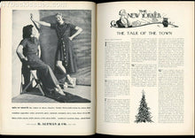 Load image into Gallery viewer, New Yorker magazine December 25 1937 Will Scarlet Daniel Fuchs
