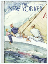 Load image into Gallery viewer, New Yorker magazine August 15 1942 sailboat Long Island Sound complete MINT
