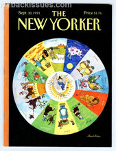 Load image into Gallery viewer, New Yorker magazine September 30 1991 Veronica Geng Lorrie Moore zodiac signs
