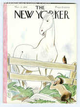 Load image into Gallery viewer, New Yorker magazine March 22 1941 Charles Addams Chessie kitten cartoon John Cheever Ludwig Bemelmans
