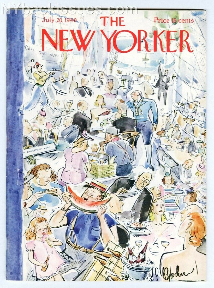 New Yorker magazine July 20 1940 Jerome Weidman Frances Crane NEAR MINT