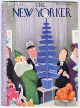Load image into Gallery viewer, New Yorker magazine December 18 1937 modern Xmas tree Robert Benchley VFNM
