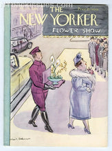Load image into Gallery viewer, New Yorker magazine March 16 1940 rich woman at flower show VERY FINE
