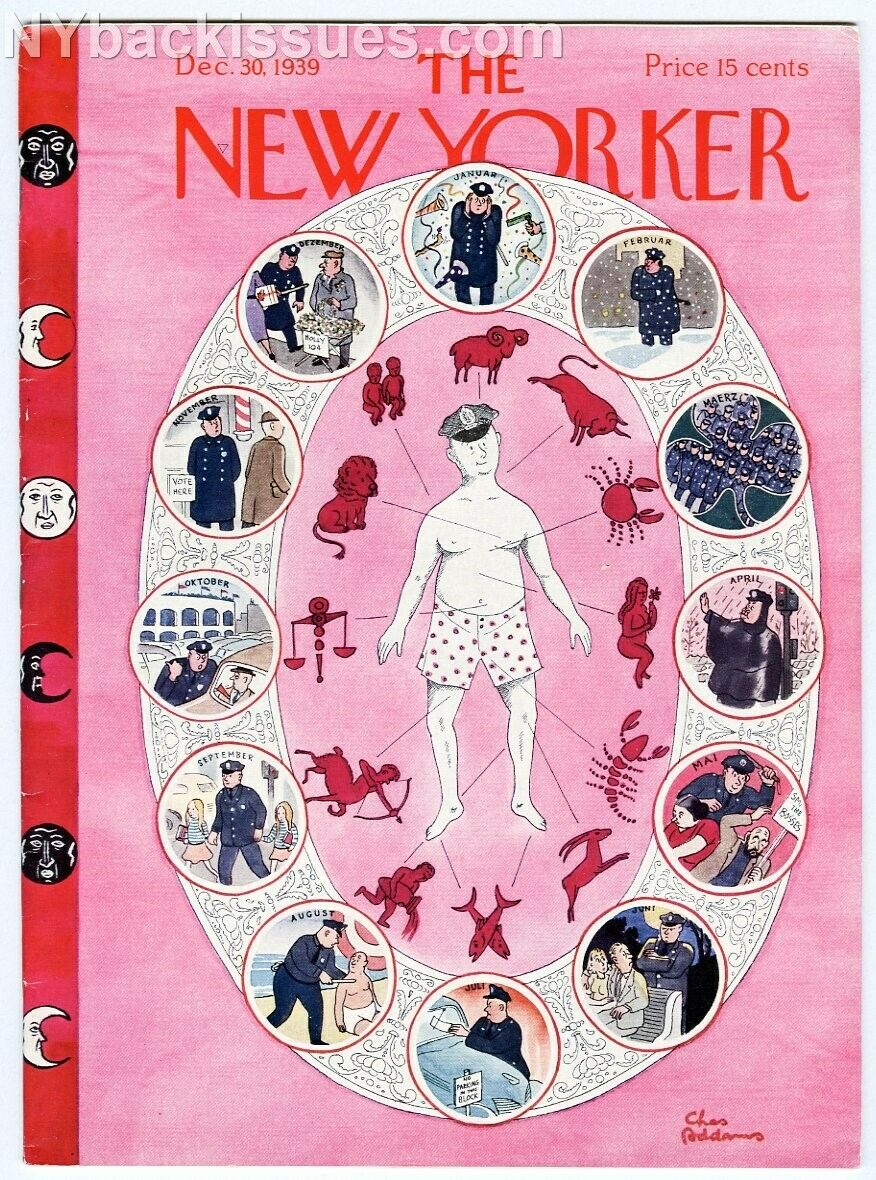New Yorker magazine December 30 1939 Charles Addams Gone With The Wind FINE