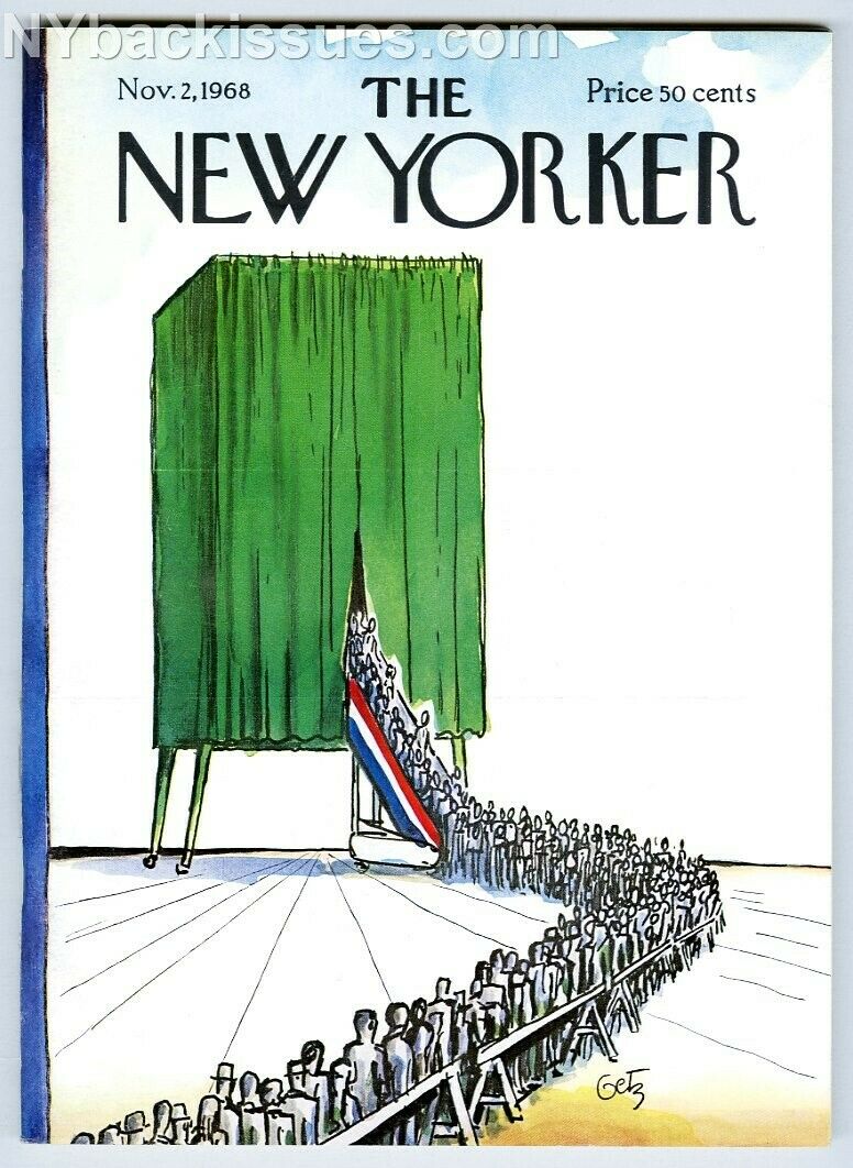 New Yorker magazine November 2 1968 Borges Other Death Pauline Kael Barbarella