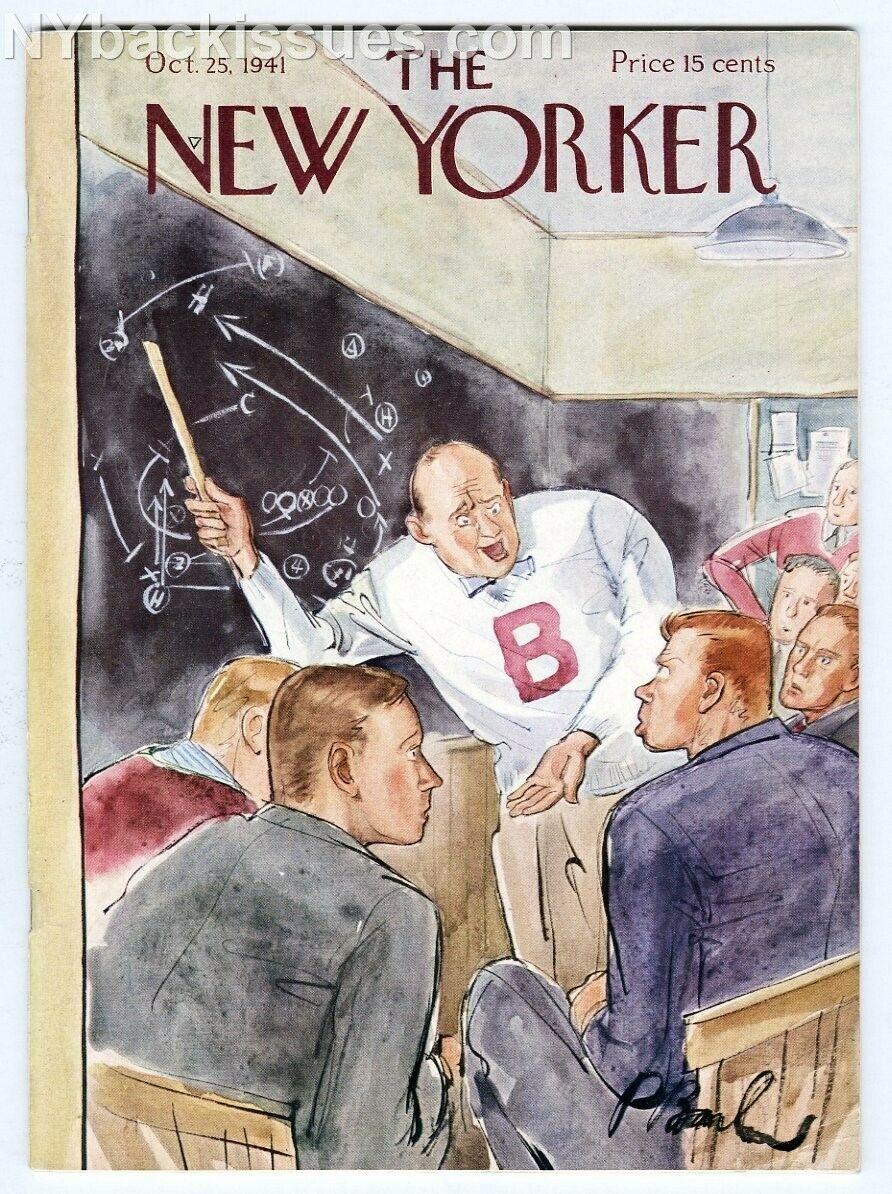 New Yorker magazine October 25 1941 Victoria Lincoln Graham Greene 1st Saul Steinberg William Carlos Williams VERY FINE