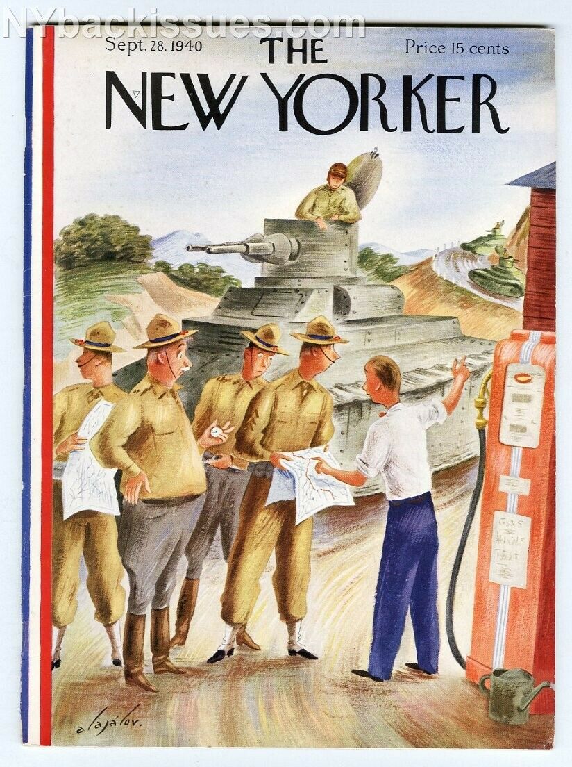 New Yorker magazine September 28 1940 Geoffrey T Hellman Jean Batchelor