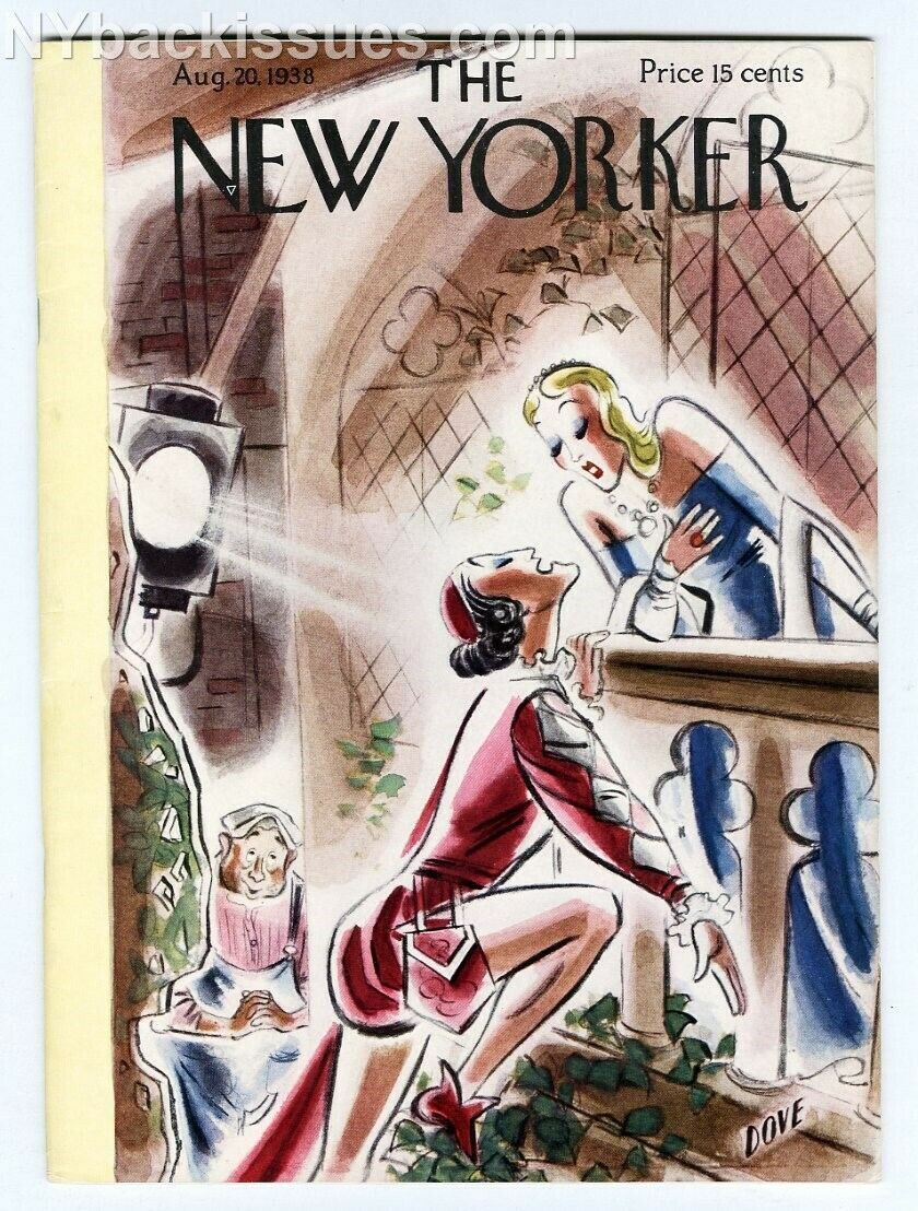 New Yorker magazine August 20 1938 Leonard Dove Robert Wohlforth VERY FINE