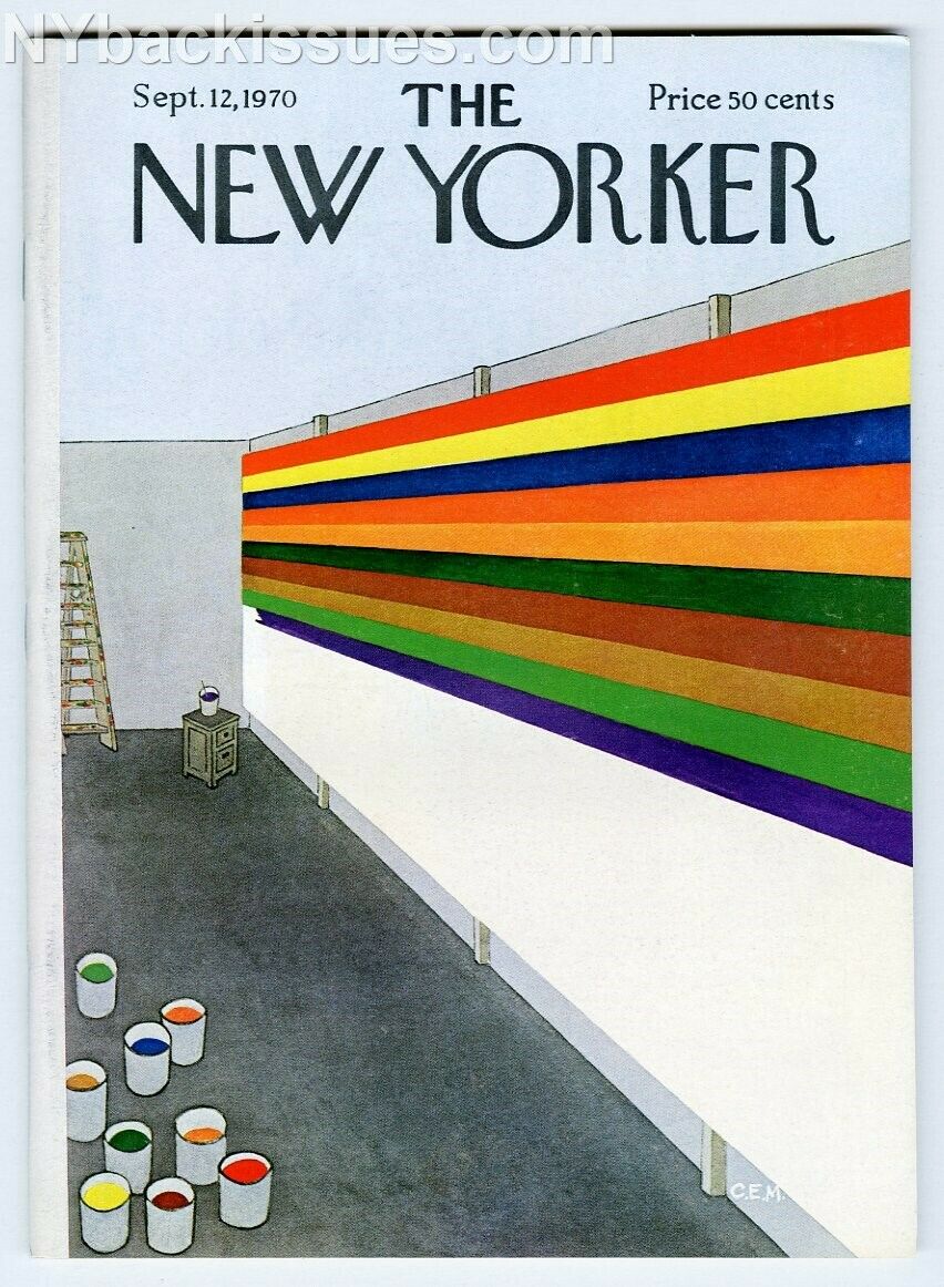 New Yorker magazine September 12 1970 John McCarten Hannah Arendt Jane Kramer NM