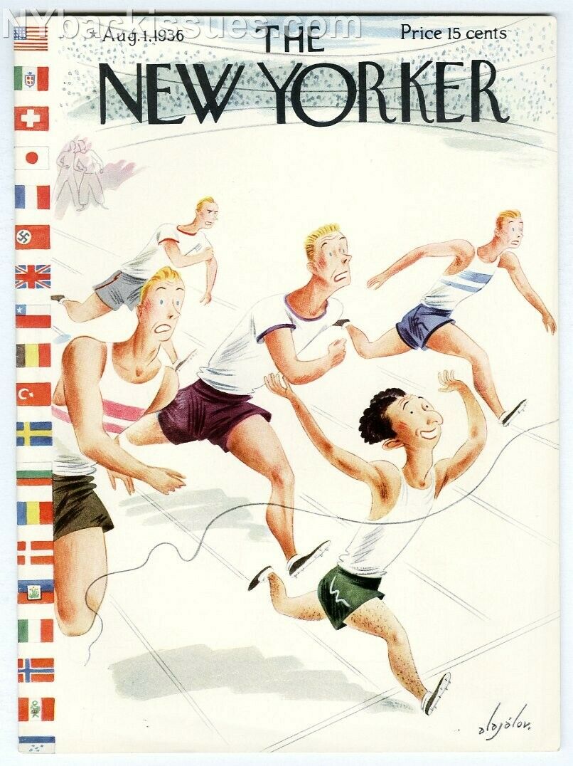 New Yorker magazine August 1 1936 James Thurber Ogden Nash Emily Hahn