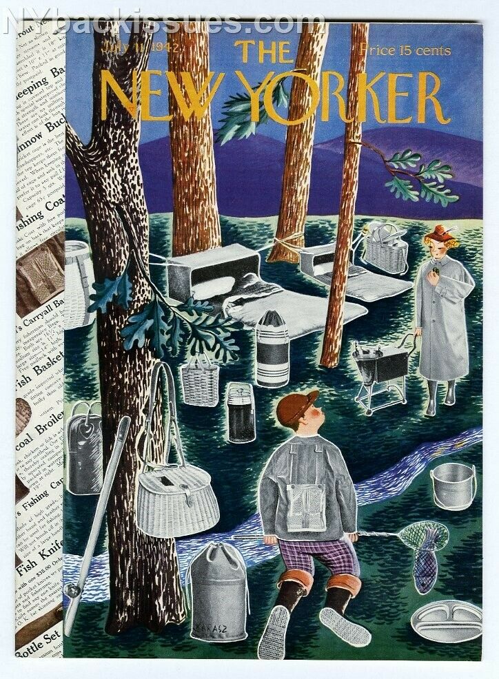 New Yorker magazine July 11 1942 Victoria Lincoln Charles Addams Arthur Kober NM