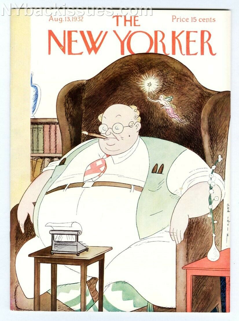 New Yorker magazine August 13 1932 Robert Benchley Donald Moffat VERY FINE
