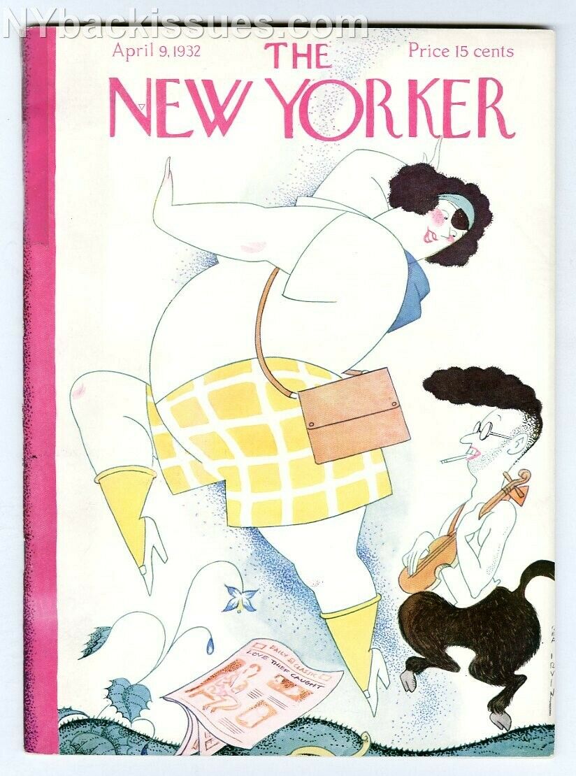 New Yorker magazine April 9 1932 Frank Sullivan Ogden Nash Rea Irvin