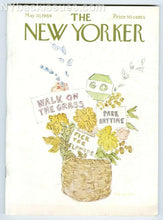 Load image into Gallery viewer, New Yorker magazine May 10 1969 flower basket Woody Allen
