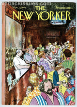 Load image into Gallery viewer, New Yorker magazine November 27 1971 Don DeLillo story NYC bar cover NEAR MINT
