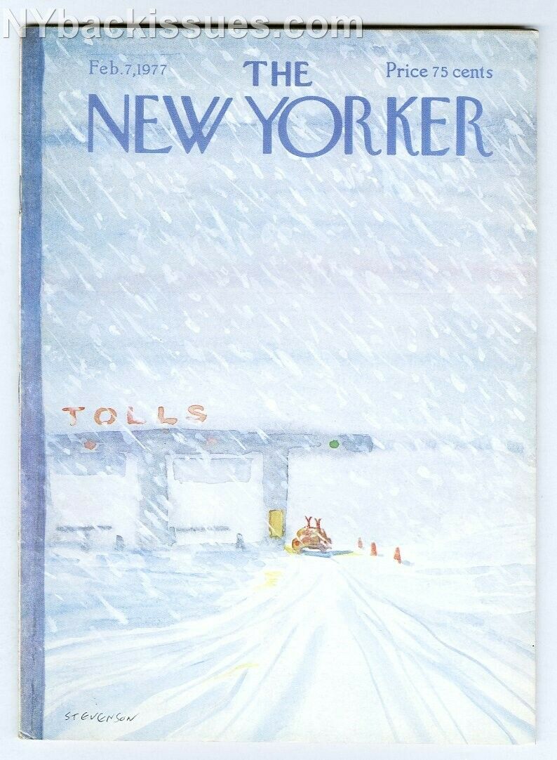 New Yorker magazine February 7 1977 Donald Barthelme Calvin Trillin Peter Taylor