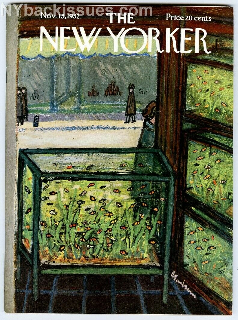 New Yorker magazine November 15 1952 Louis Auchincloss Eudora Welty NEAR MINT