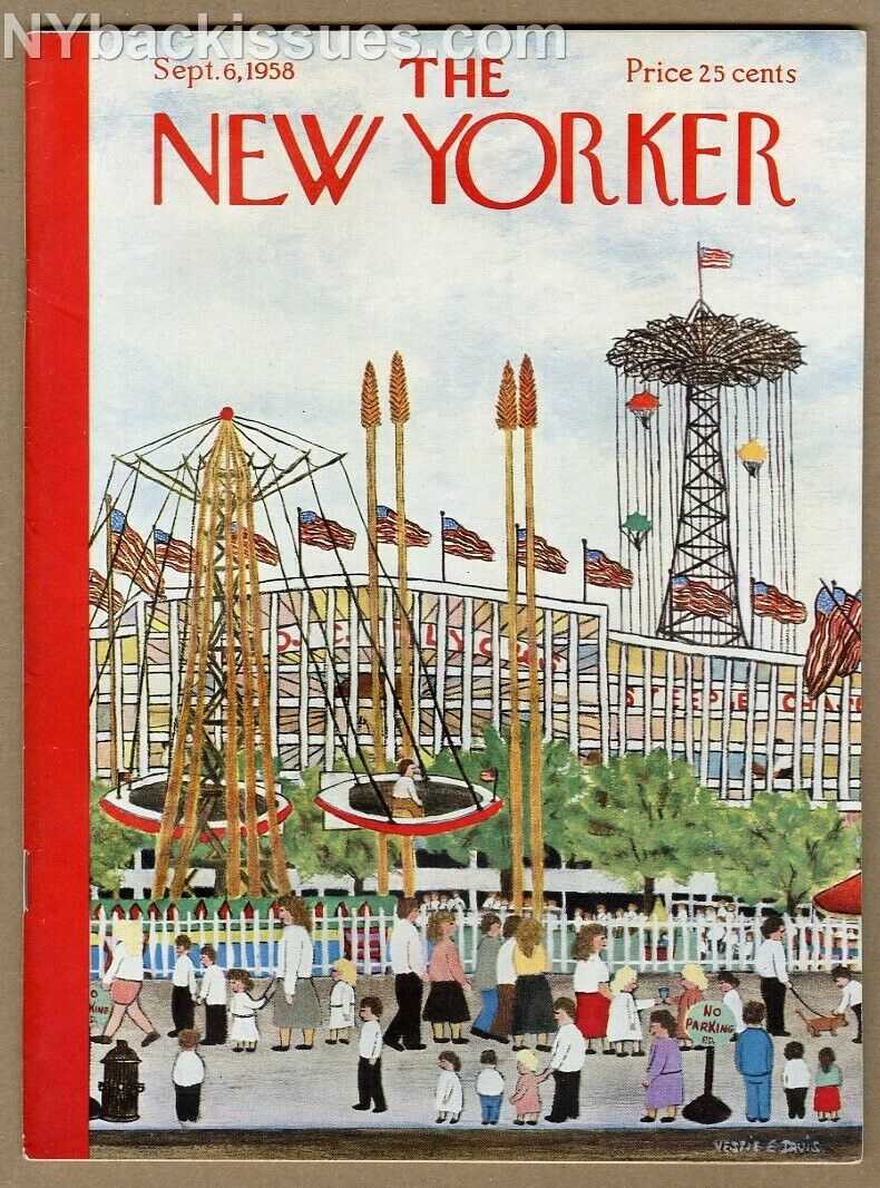 New Yorker magazine September 6 1958 Delmore Schwartz Wallace Stegner NEAR MINT