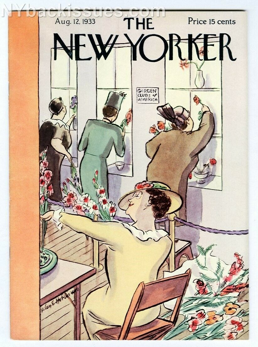 New Yorker magazine August 12 1933 Louise Bogan James Thurber NEAR MINT