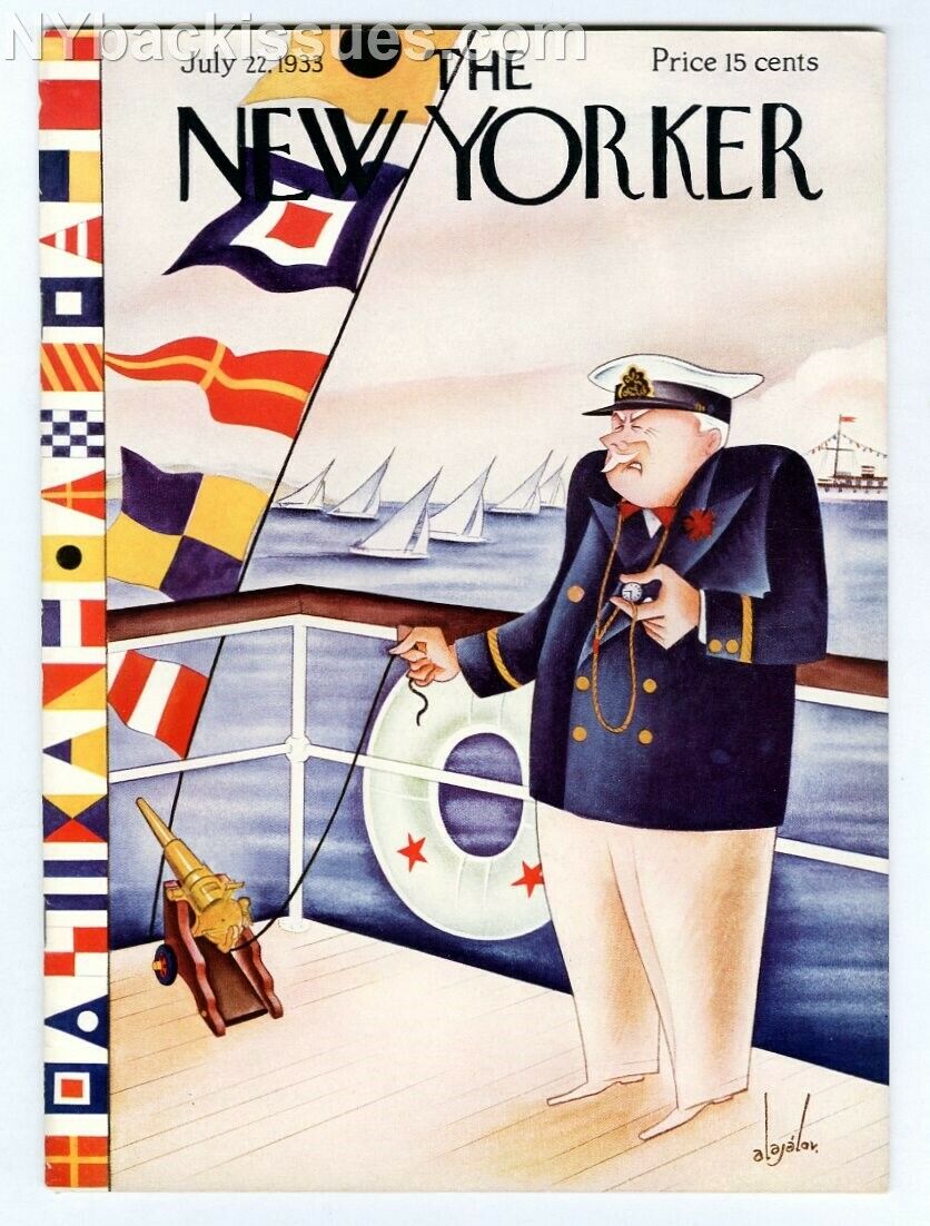 New Yorker magazine July 22 1933 Frank Sullivan William Rose Benet NEAR MINT