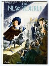 Load image into Gallery viewer, New Yorker magazine February 9 1952 Morticia Addams Family bird Gordon Cotler
