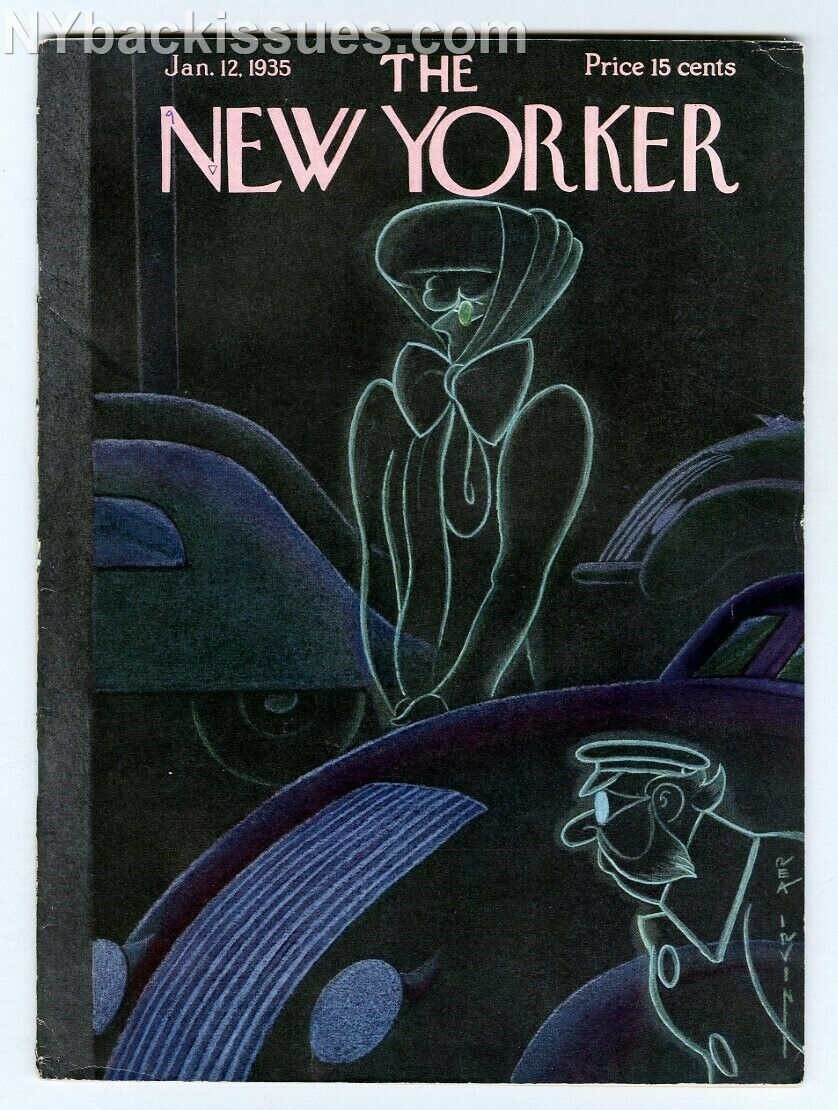 New Yorker magazine January 12 1935 Langston Hughes James Joyce's son Giorgio