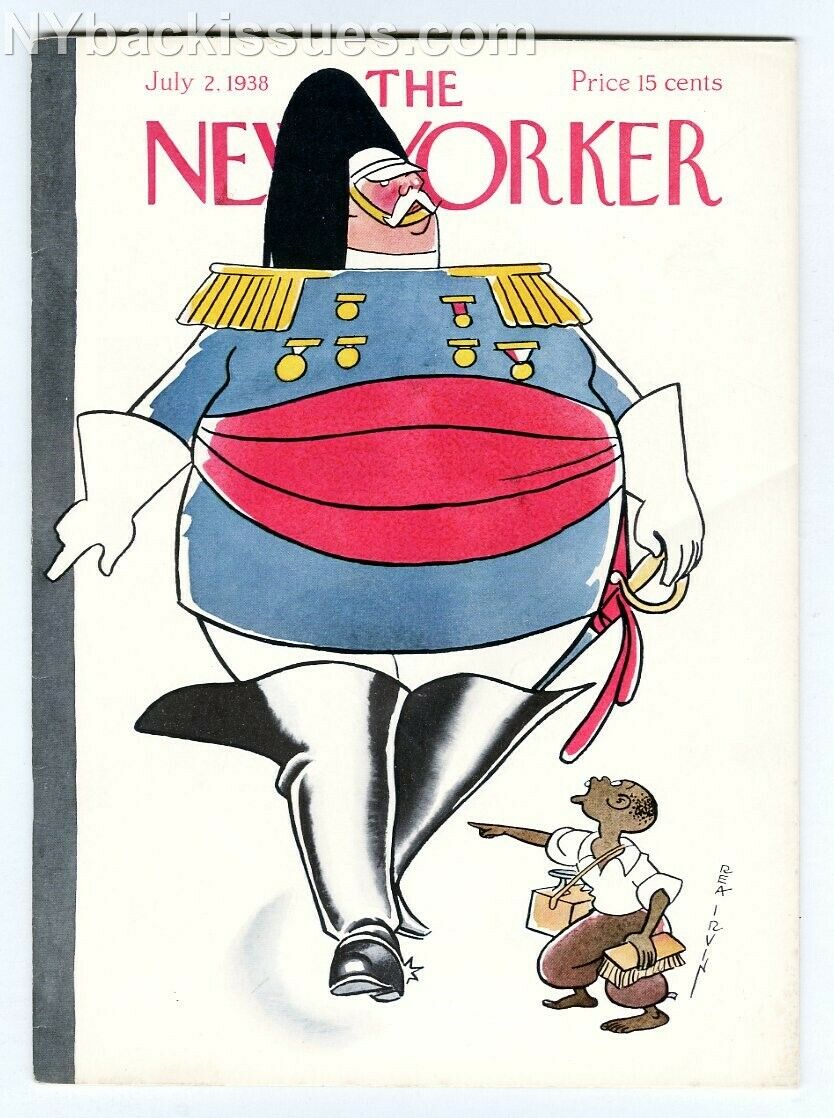 New Yorker magazine July 2 1938 John Held, Jr.  Sally Benson Rea Irvin VG