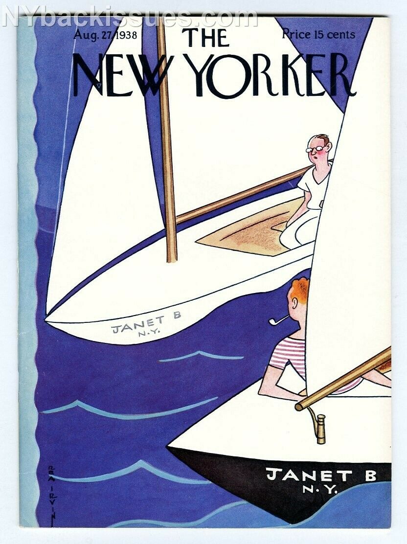 New Yorker magazine August 27 1938 Morley Callaghan Emanuel Eisenberg NEAR MINT