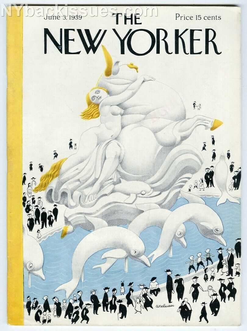 New Yorker magazine June 3 1939 New York World's Fair fountain FINE