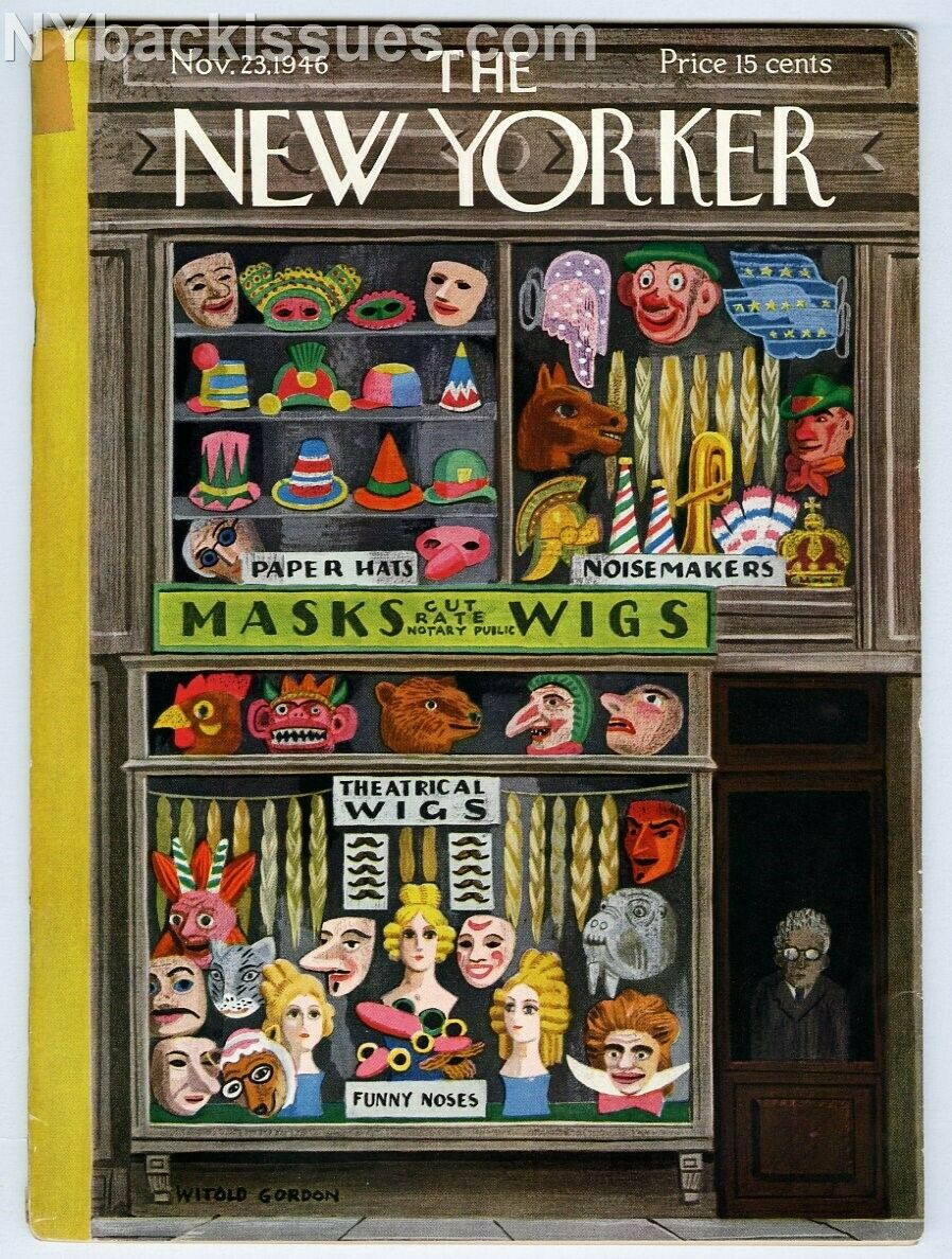 New Yorker magazine November 23 1946 Noel Houston Louise Field Cooper