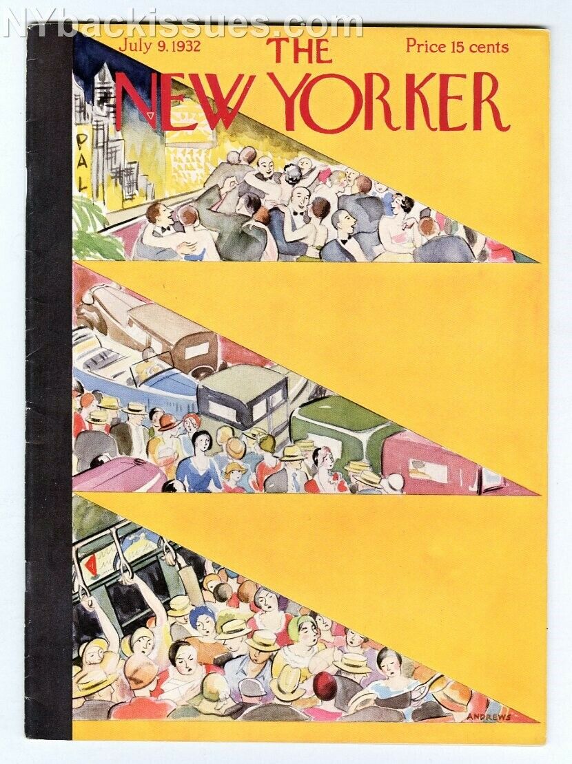 New Yorker magazine July 9 1932 Frank Sullivan Theodore Pratt VERY FINE