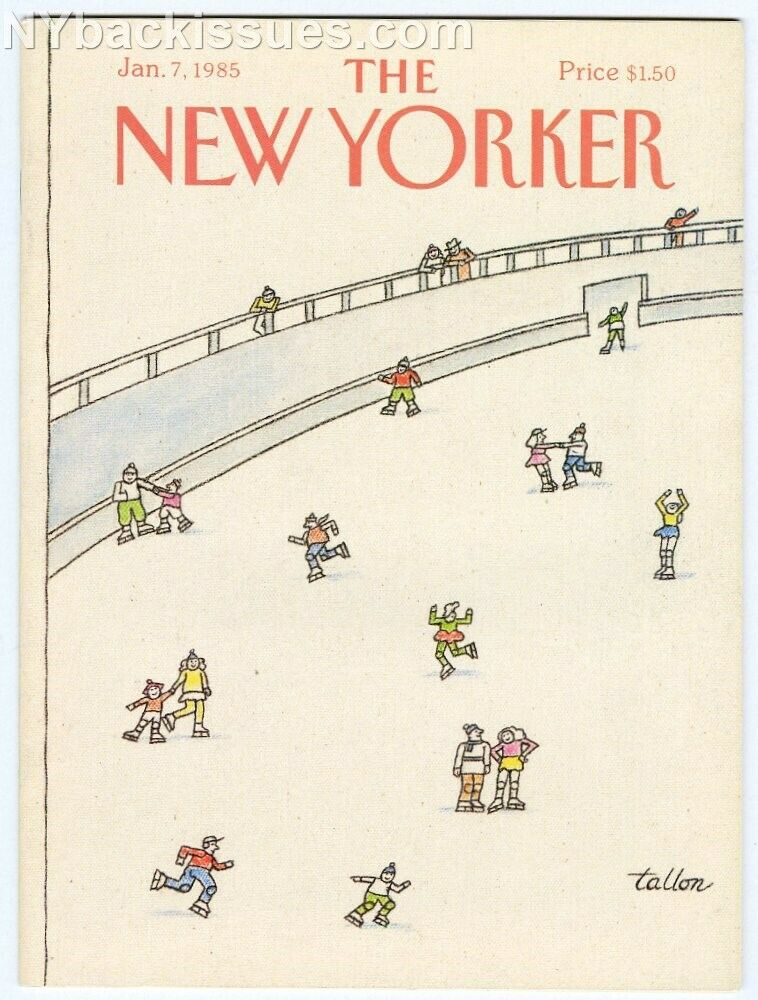 New Yorker magazine January 7 1985 Veronica Geng Michael Campbell Alice Fulton