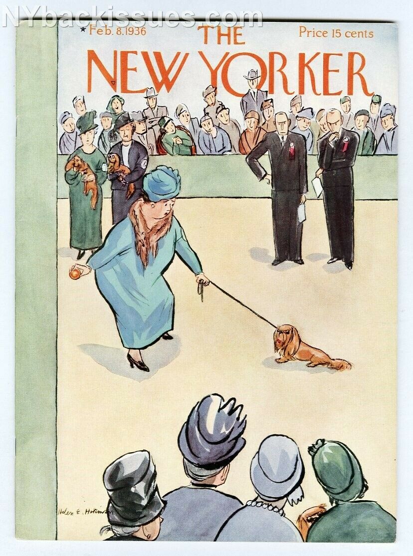 New Yorker magazine February 8 1936 Donald Moffat Sally Benson VERY FINE
