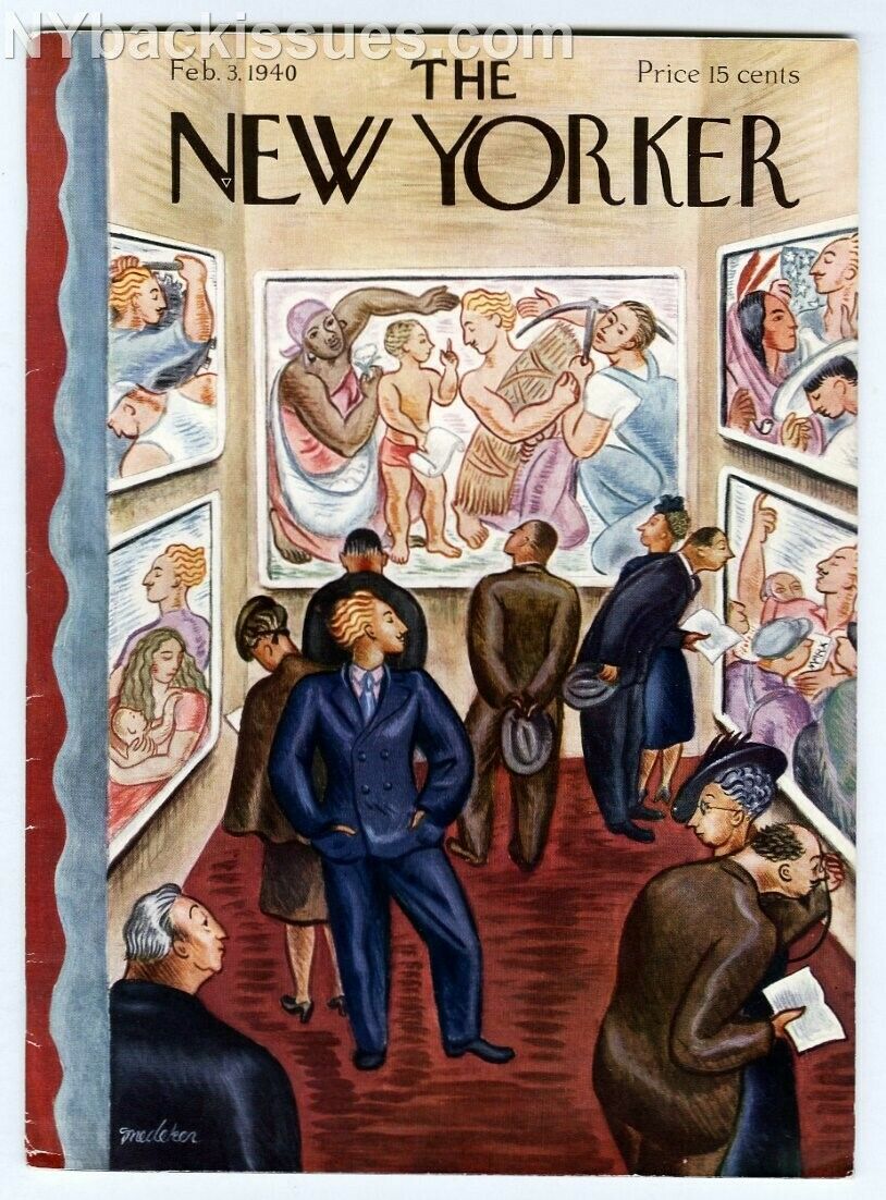 New Yorker magazine February 3 1940 harp Mildred Dilling John O'Hara VG FINE