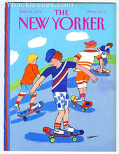 Load image into Gallery viewer, New Yorker magazine June 26 1989 skateboard skateboarders Jamaica Kincaid
