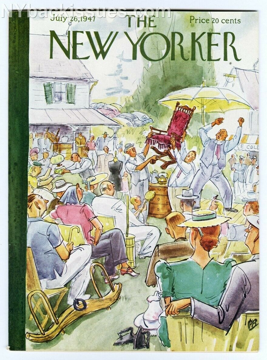 New Yorker magazine July 26 1947 Isabel Bolton Morris Bishop NEAR MINT